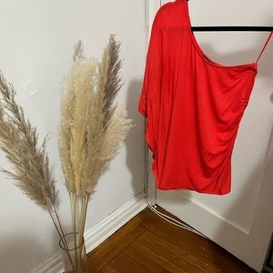 EXPRESS- ONE SHOULDER BLOUSE